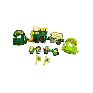 Fisher Price Little People St Patricks Day Parade Train Leprechaun Holiday Lot